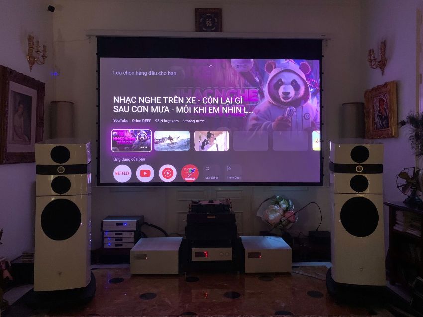 MÀN CHIẾU PHIM TABTENTION 100 INCH 2M21 x 1M25 DALITE -  TỶ LỆ 16 : 9