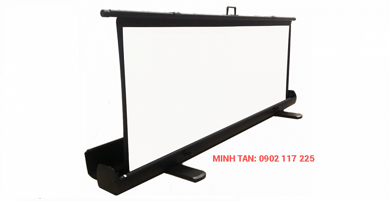 MÀN CHIẾU ĐỂ SÀN KÉO TAY 84 INCH  - TỈ LỆ 16:9